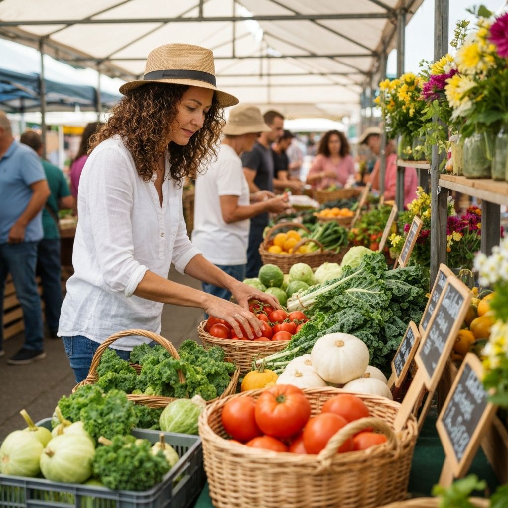 Пазаруване на пазара - избор на пресни продукти